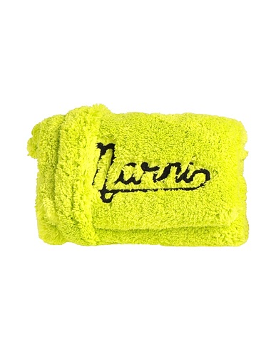 MARNI Across-body bag Lime green 100% Polyester, Brass