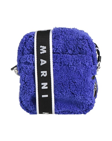 MARNI Across-body bag Purple 100% Polyester, Polyamide, Cow leather, Brass, Iron