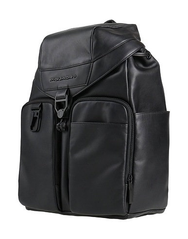 PIQUADRO Rucksacks Black Cow leather