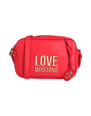LOVE MOSCHINO Across-body bag Red 100% Polyurethane