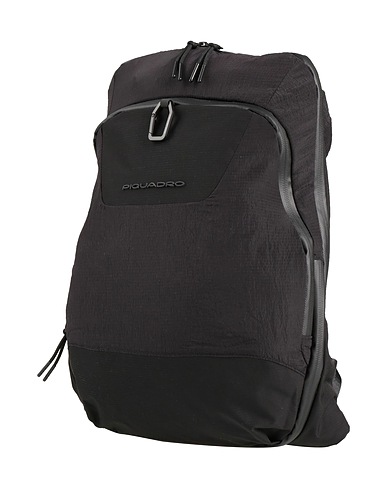 PIQUADRO Bag accessories & charms Black Cow leather, EVA (Ethylene - Vinyl - Acetate), Nylon, Polyester, Metal