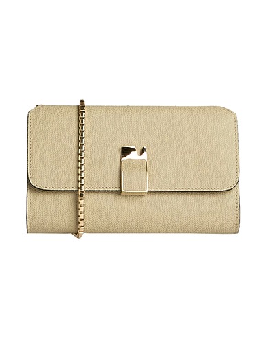 VALEXTRA Handbag Beige Calfskin