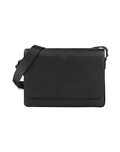 VALEXTRA Across-body bag Black 100% Calfskin