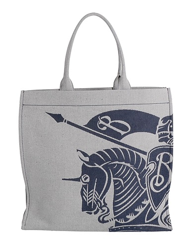 BURBERRY Handbag Blue 94% Cotton, 6% Polyester