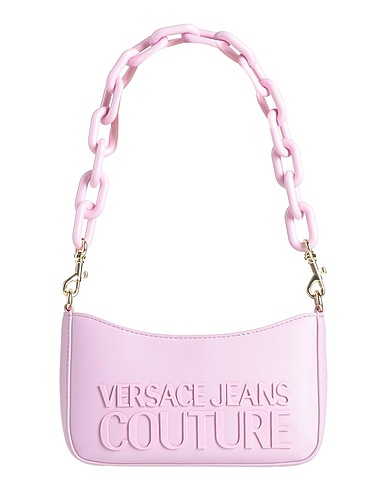 VERSACE JEANS COUTURE Handbag Pink Polyester, Polyurethane resin