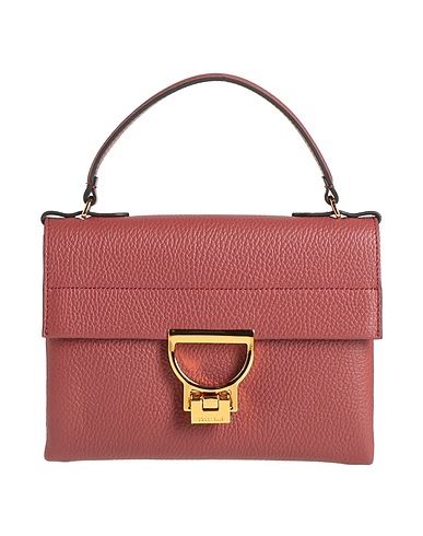 COCCINELLE Borsa a mano Mattone Pelle