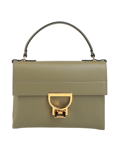 COCCINELLE Sac à main Vert militaire Cuir