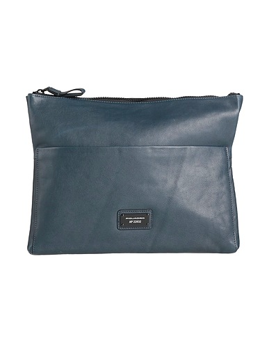 PIQUADRO Bolso de mano Azul marino Cuero