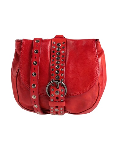 CAMPOMAGGI Across-body bag Red Calfskin
