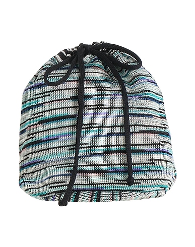 MISSONI ハンドバッグ ターコイズブルー レーヨン 100%