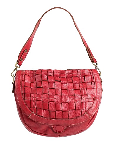 CATERINA LUCCHI BAGS GOLD Brick red Leather