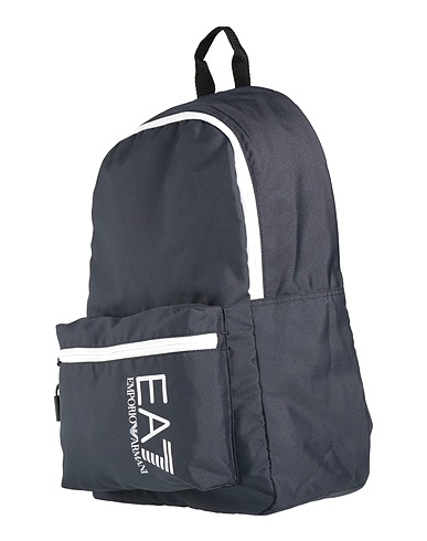 EA7 Athletic bags and rucksacks Midnight blue 100% Polyester