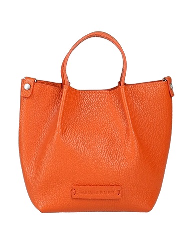 FABIANA FILIPPI Handbag Orange 100% Leather