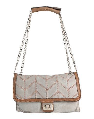 CATERINA LUCCHI Shoulder bag Light grey Cowhide