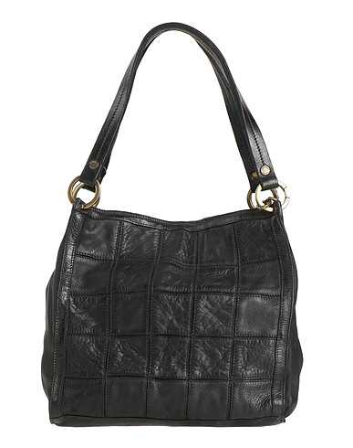 CATERINA LUCCHI Handtasche GOLD Schwarz Vachette