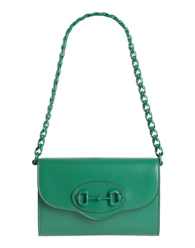 GUCCI Handbag Emerald green Leather