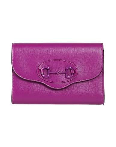 GUCCI Handbag Mauve Leather