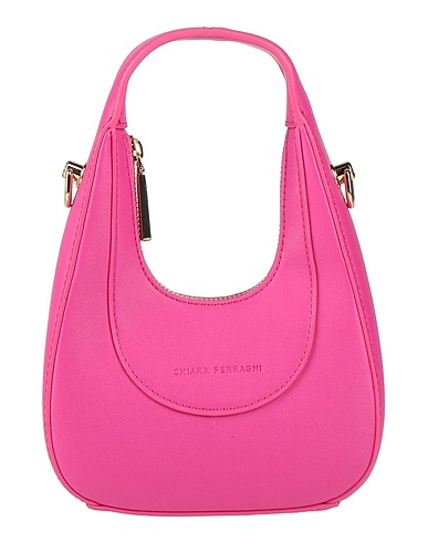 CHIARA FERRAGNI Handbag Fuchsia 100% Polyester, Polyurethane resin