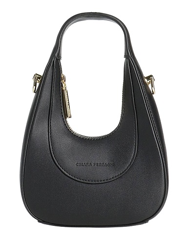 CHIARA FERRAGNI Borsa a mano Nero 100% Poliestere, Resina poliuretanica