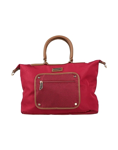 BORBONESE Handbag 100% Polyester, Leather