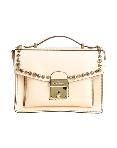 CAMPOMAGGI Handbag Beige 100% Cowhide