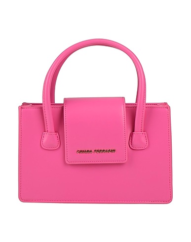 CHIARA FERRAGNI Handbag Magenta 100% Polyester, Polyurethane resin