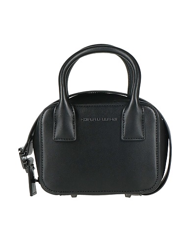 CHIARA FERRAGNI Handbag Black 100% Polyester, Polyurethane resin