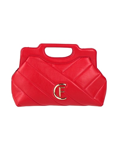 CRISTINAEFFE Handbag Red 95% Polyurethane, 5% Metal