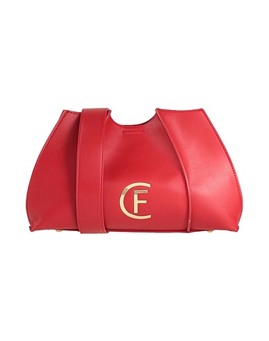 CRISTINAEFFE Across-body bag Brick red 95% Polyurethane, 5% Metal