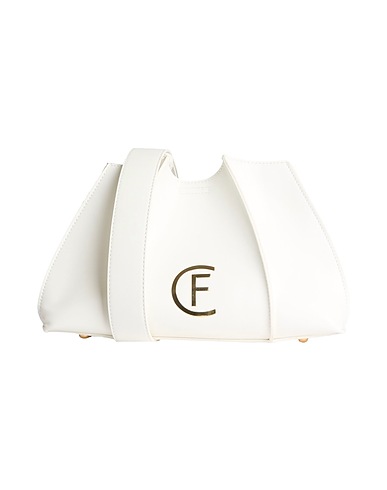 CRISTINAEFFE Across-body bag White 95% Polyurethane, 5% Metal