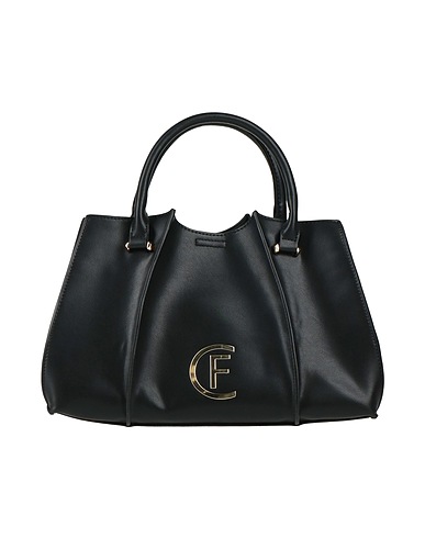 CRISTINAEFFE Handbag Black 95% Polyurethane, 5% Metal