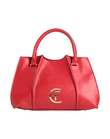 CRISTINAEFFE Borsa a mano Rosso 95% Poliuretano, 5% Metallo