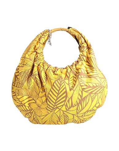 ACTITUDE by TWINSET Handbag Yellow 100% Cotton, Bamboo