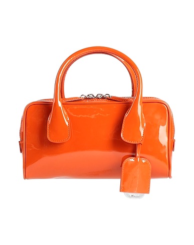 BY FAR Handbag Orange 100% Cow leather