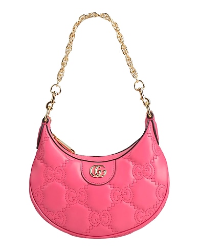 GUCCI Handbag Fuchsia Leather