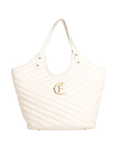 CRISTINAEFFE Handbag Cream 95% Polyurethane, 5% Metal