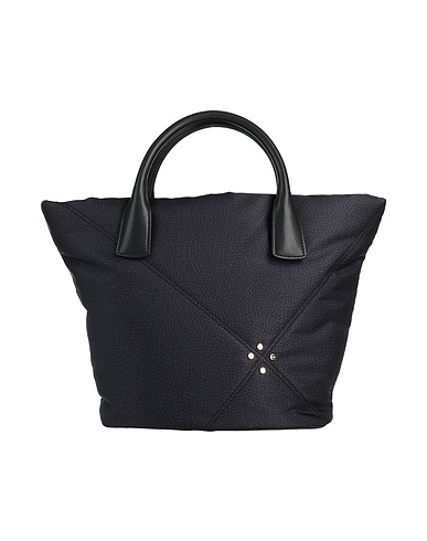 BORBONESE Handbag Black 100% Polyester, Leather