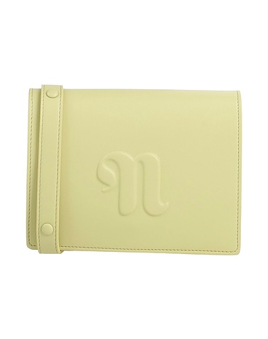 NANUSHKA Cross-body bags Light green 100% Polyurethane coated, Zamak