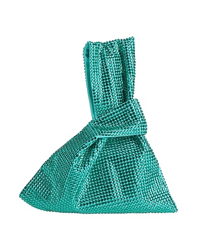GIUSEPPE DI MORABITO Handbag Turquoise 98% Viscose, 2% Elastane