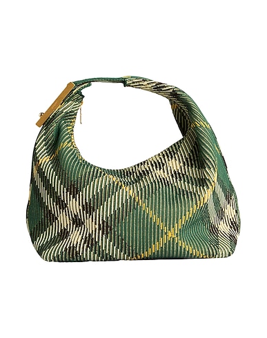 BURBERRY Handbag Green 100% Polyamide, Polyester, Polyurethane