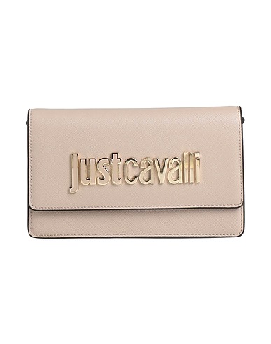 JUST CAVALLI Handbag Beige 100% Polyurethane resin