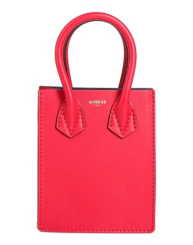 MOREAU Paris Handbag Red Leather