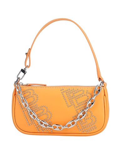 BY FAR Handbag Orange 100% Lambskin