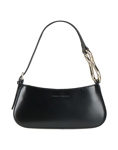 CHIARA FERRAGNI Handbag Black 100% Polyester, Polyurethane resin