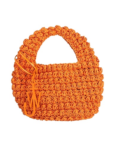 JW ANDERSON Handbag Orange Textile fibres, Leather
