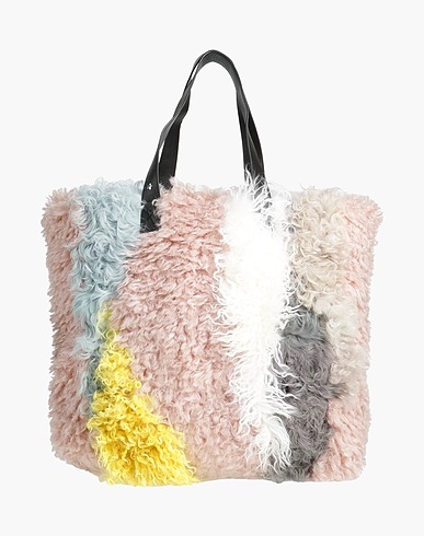 URBANCODE Handbag Light pink 100% Polyester, Wool