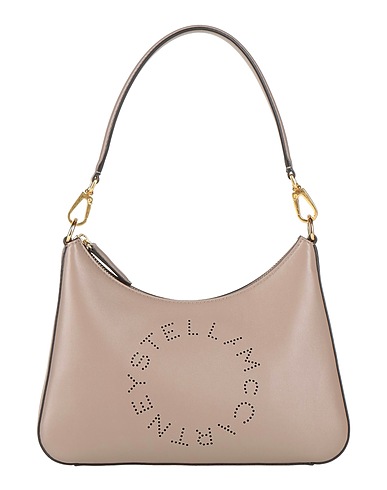 STELLA McCARTNEY Handbag Taupe 56% Polyurethane, 44% Polyester