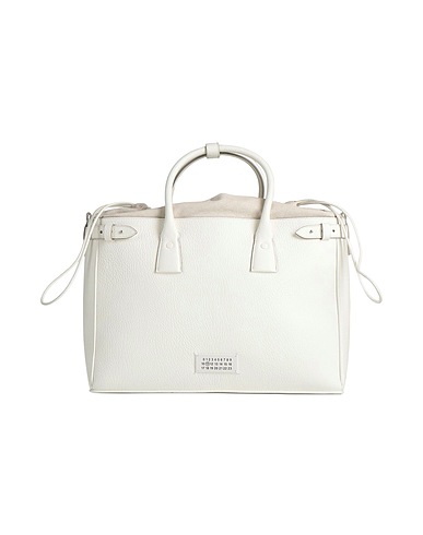 MAISON MARGIELA Handbag White 100% Cow leather, Cotton, Polyester, Other Fibres