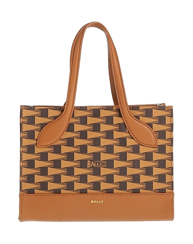 BALLY Handbag Camel Leather