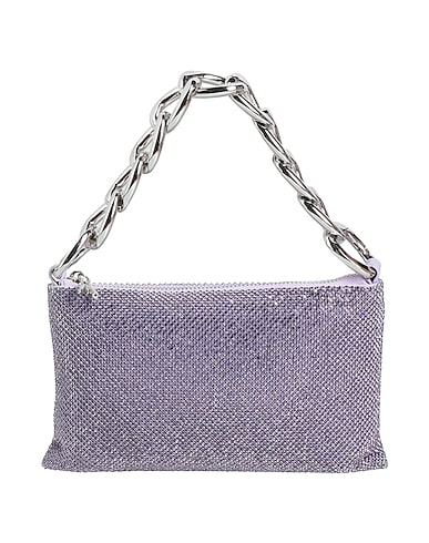 PATRIZIA PEPE Handbag Lilac 100% Polyurethane, Glass